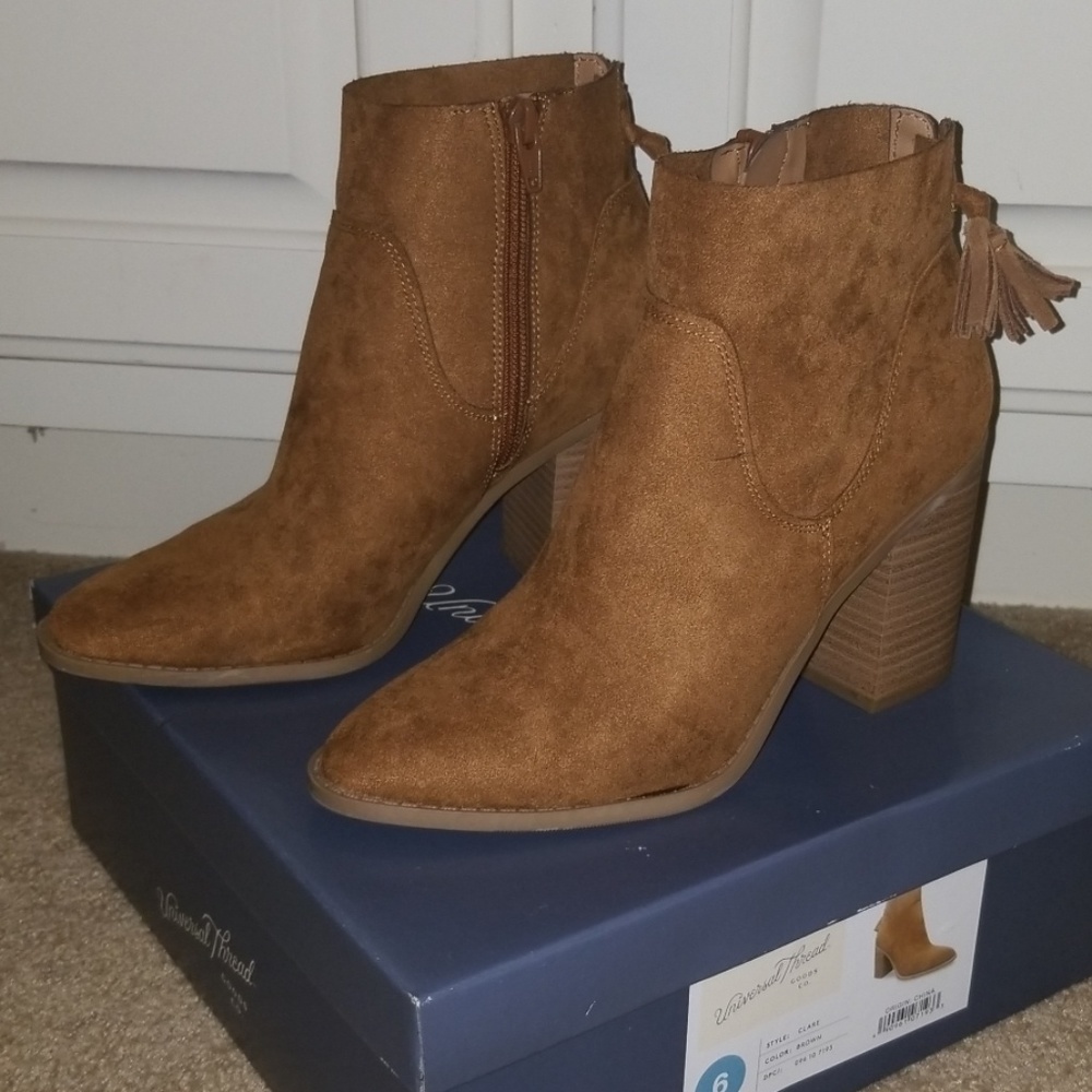 Suede Booties - Picture 3 of 3